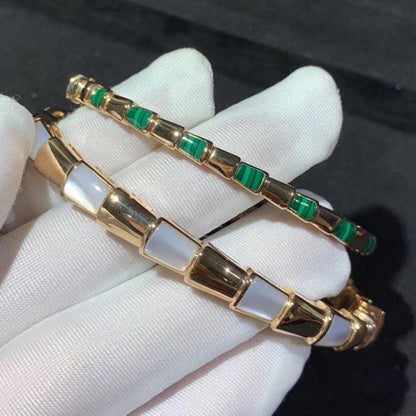 [⭐Shinejoy]SERPENTI BRACELET PINK GOLD MOP