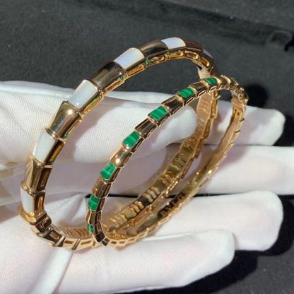 [⭐Shinejoy]SERPENTI BRACELET PINK GOLD MOP