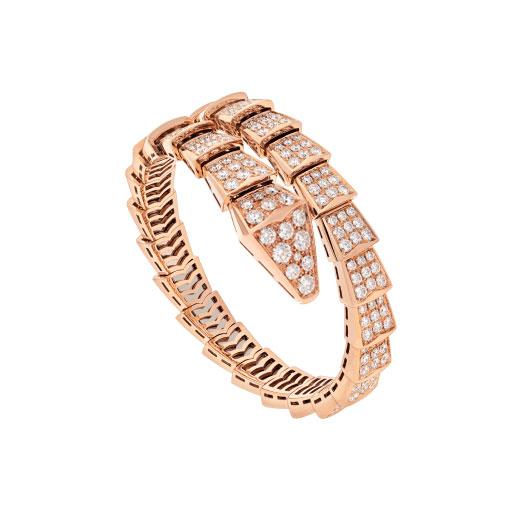 [⭐Shinejoy]SERPENTI BRACELET 8MM PINK GOLD DIAMOND