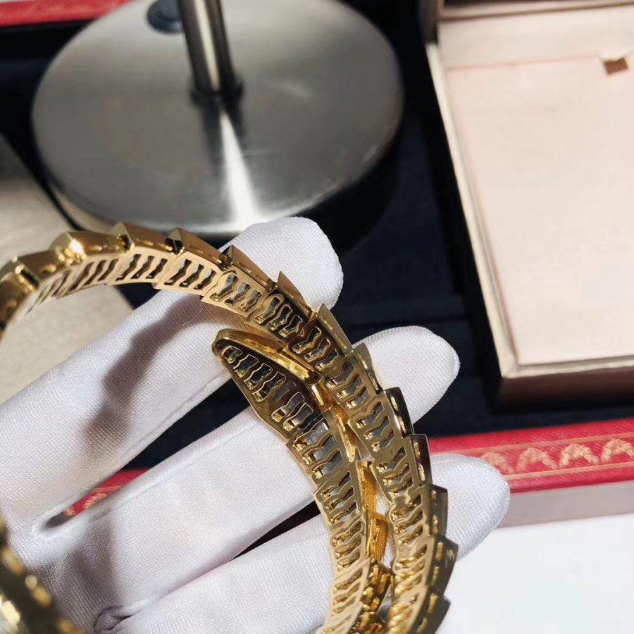 [⭐Shinejoy]SERPENTI BRACELET 8MM GOLD DIAMOND