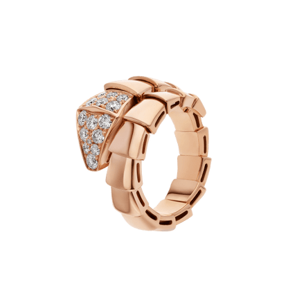 [⭐Shinejoy]SERPENTI RING PINK GOLD DIAMOND