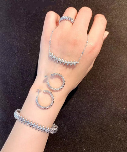 [Shinejoy]CLASH SILVER BRACELET