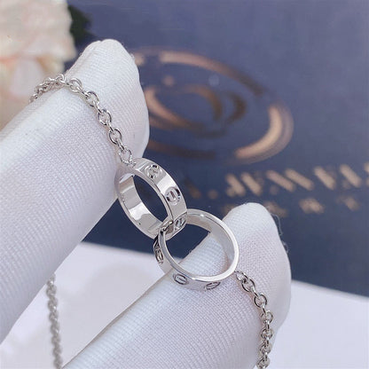 [⭐Shinejoy]LOVE BRACELET DOUBLE RING