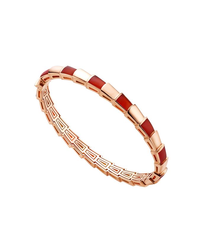 [⭐Shinejoy]SERPENTI BRACELET PINK GOLD RUBELLITE