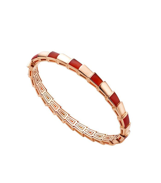 [⭐Shinejoy]SERPENTI BRACELET PINK GOLD RUBELLITE