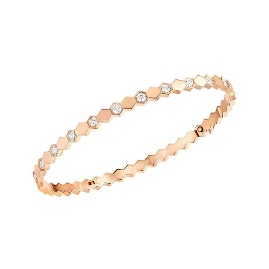 [⭐Shinejoy]BEE LOVE PINK GOLD DIAMOND BRACELET