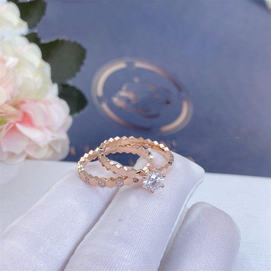 [⭐Shinejoy]BEE LOVE RING PINK GOLD DIAMOND