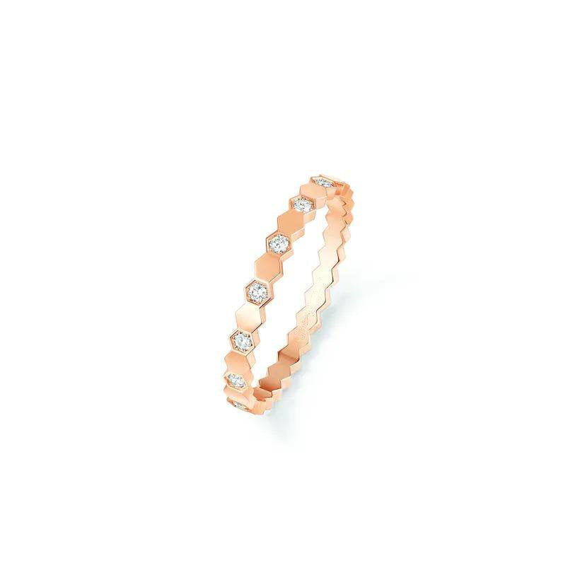 [⭐Shinejoy]BEE LOVE RING PINK GOLD DIAMOND