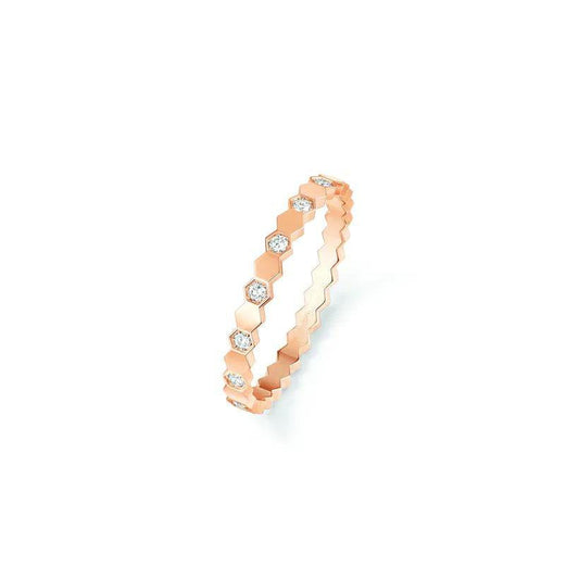 [⭐Shinejoy]BEE LOVE RING PINK GOLD DIAMOND