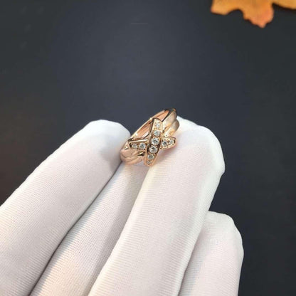 [⭐Shinejoy]JEUX DE PINK GOLD DIAMOND RING
