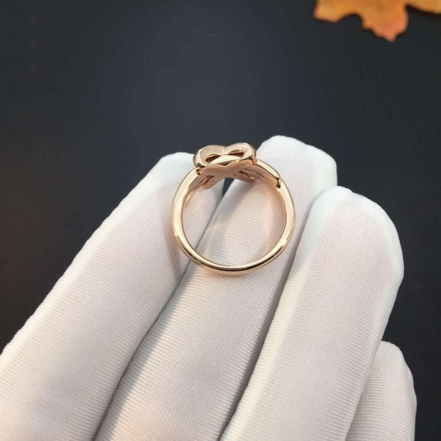 [⭐Shinejoy]JEUX DE PINK GOLD DIAMOND RING