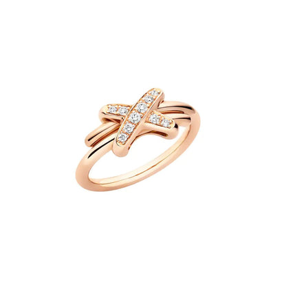 [⭐Shinejoy]JEUX DE PINK GOLD DIAMOND RING