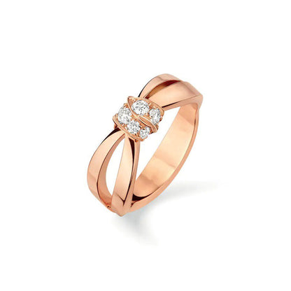 [⭐Shinejoy]LIENS RING PINK GOLD DIAMOND
