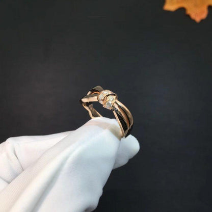 [⭐Shinejoy]LIENS RING PINK GOLD DIAMOND