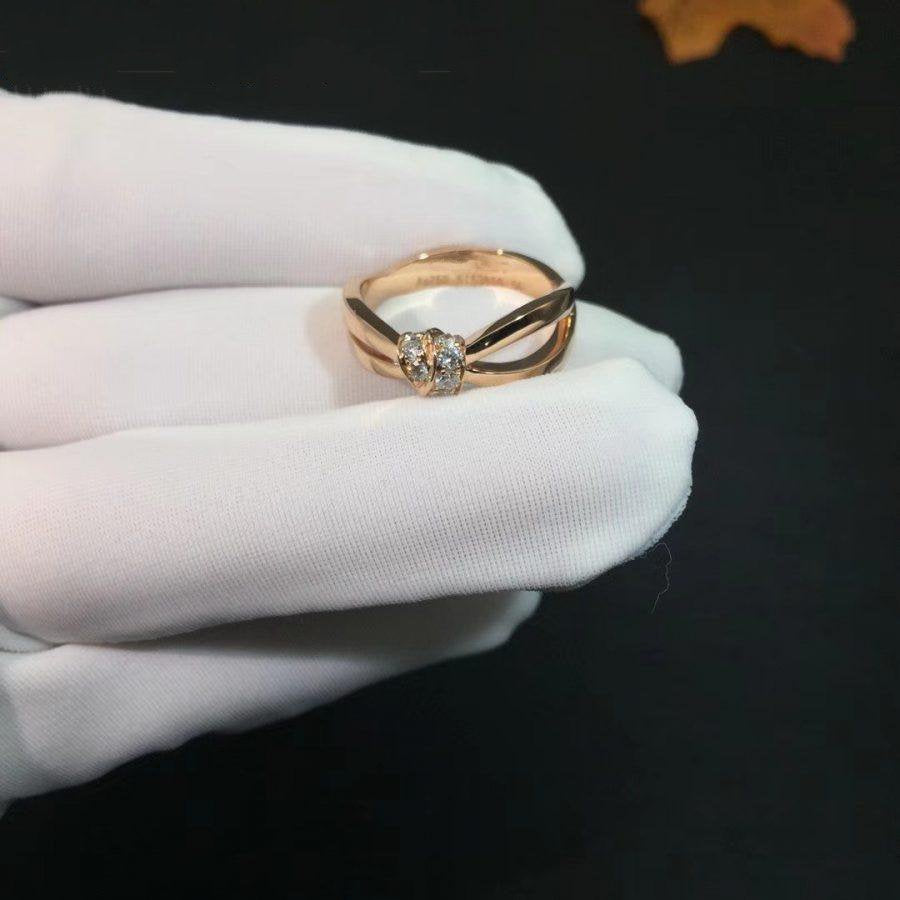 [⭐Shinejoy]LIENS RING PINK GOLD DIAMOND