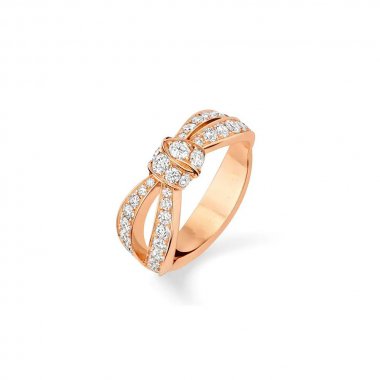 [⭐Shinejoy]LIENS PINK GOLD DIAMOND RING