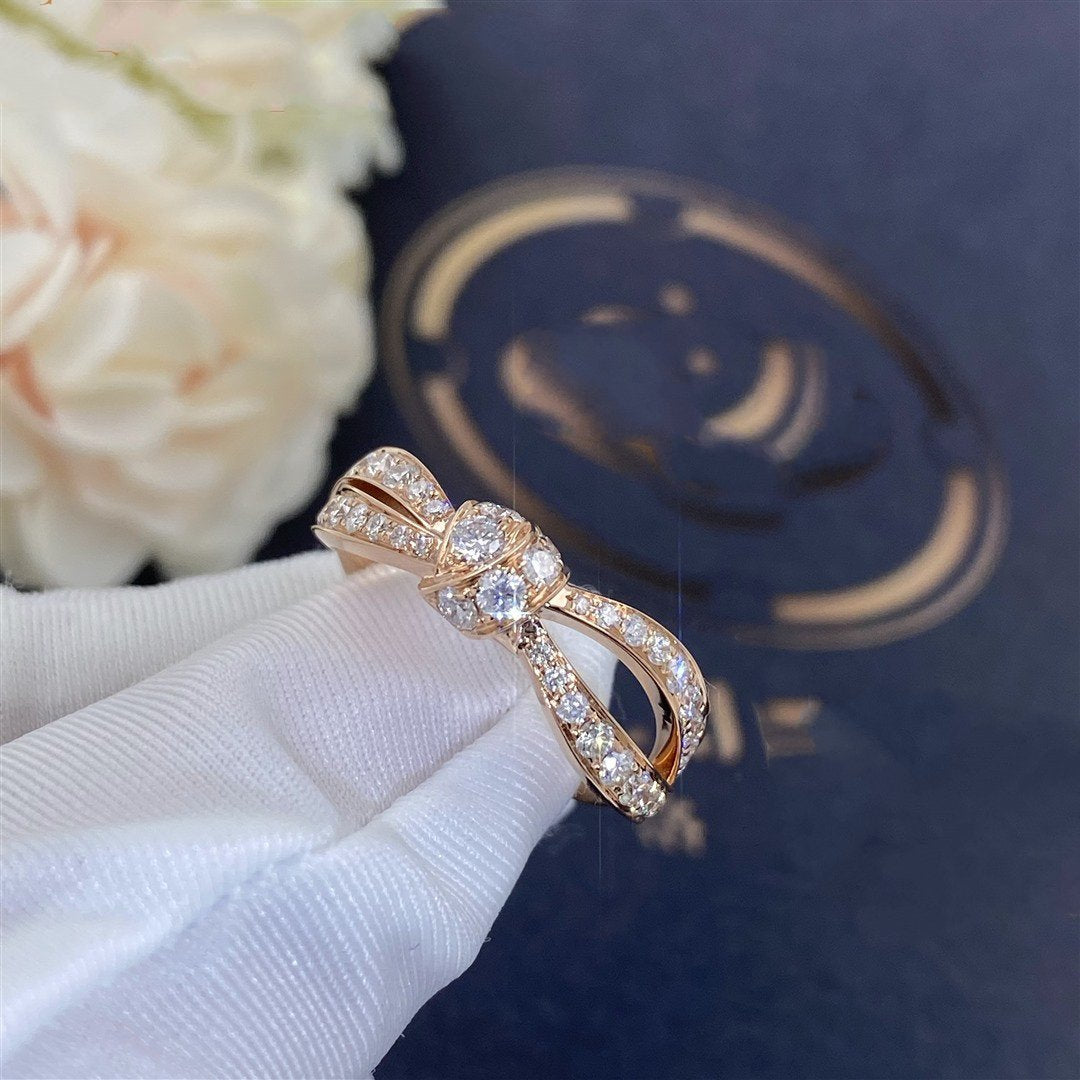 [⭐Shinejoy]LIENS PINK GOLD DIAMOND RING