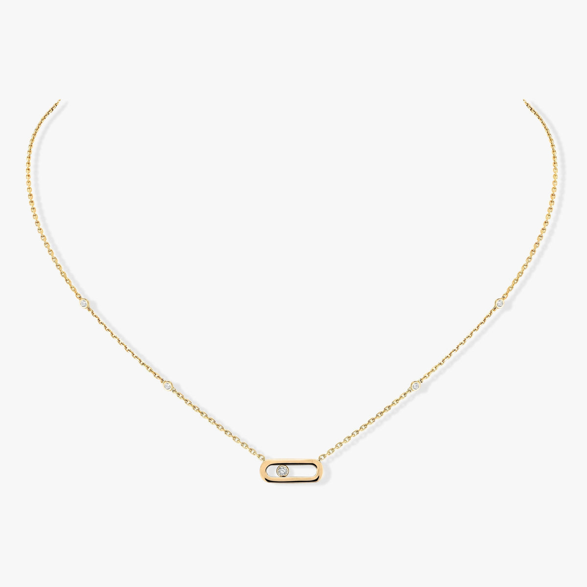 [⭐Shinejoy]MOVE UNO DIAMOND NECKLACE