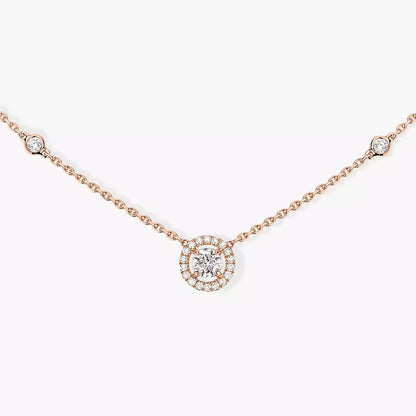 [⭐Shinejoy]Diamond Necklace 0,20ct Brilliant Shape Joy