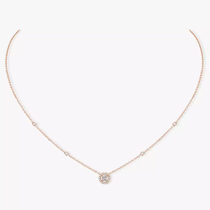[⭐Shinejoy]Diamond Necklace 0,20ct Brilliant Shape Joy