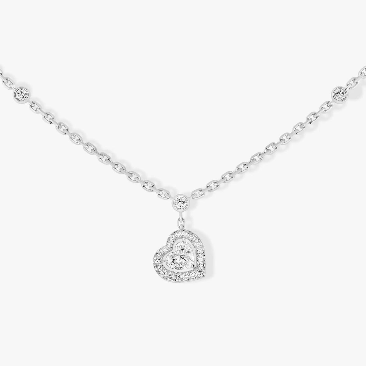 [⭐Shinejoy]JOY HEART DIAMOND NECKLACE