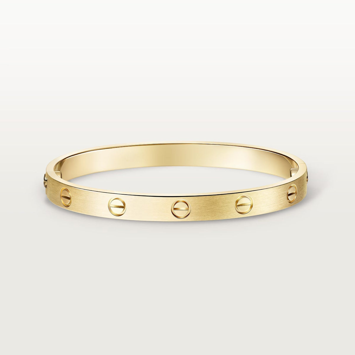 [⭐Shinejoy]LOVE BRACELET 6.1MM BRUSHED