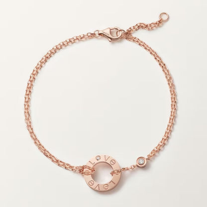 [⭐Shinejoy]LOVE BRACELET 2 DIAMOND