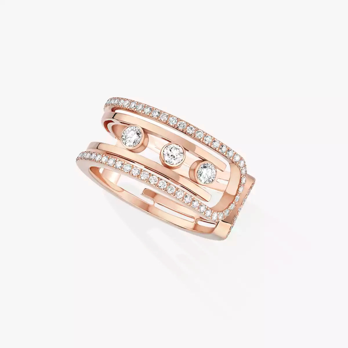 [⭐Shinejoy]Move 10th Diamond Ring in Gold
