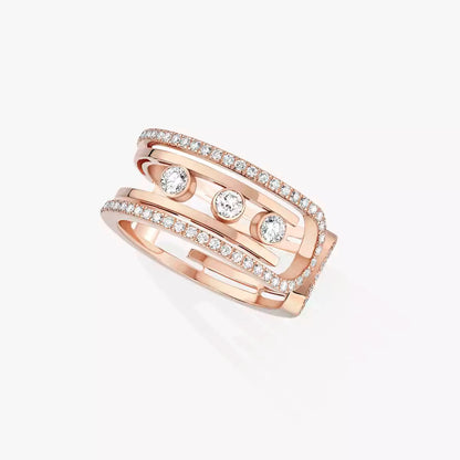 [⭐Shinejoy]Move 10th Diamond Ring in Gold