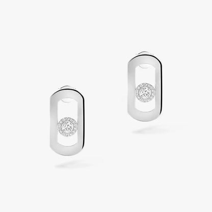 [⭐Shinejoy]So Move Diamond Earrings in Yellow Gold
