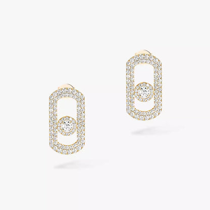 [Shinejoy]So Move Pave_-Set Diamond Earrings in Silver