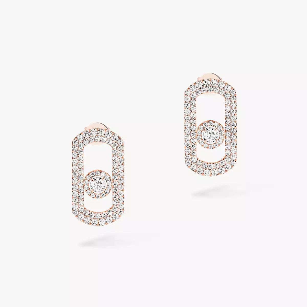 [⭐Shinejoy]So Move Pave_-Set Diamond Earrings in Silver