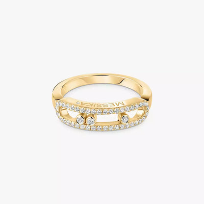 [⭐Shinejoy] Baby Move Gold Diamond Pave_ Ring