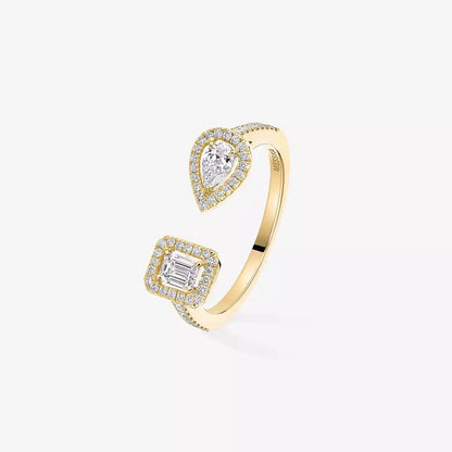 [⭐Shinejoy]My Twin Toi Gold Diamond Ring