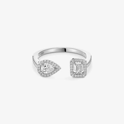 [⭐Shinejoy]My Twin Toi Gold Diamond Ring