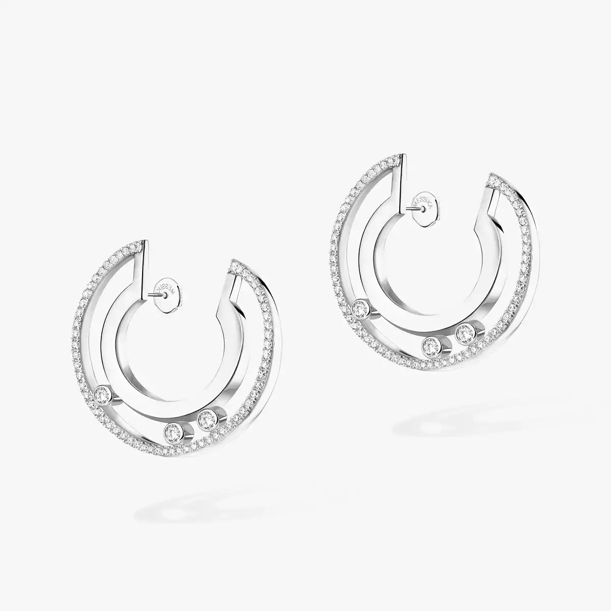 [⭐Shinejoy]Move Romane Small Diamond Hoop Earrings