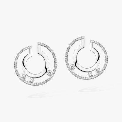 [⭐Shinejoy]Move Romane Small Diamond Hoop Earrings
