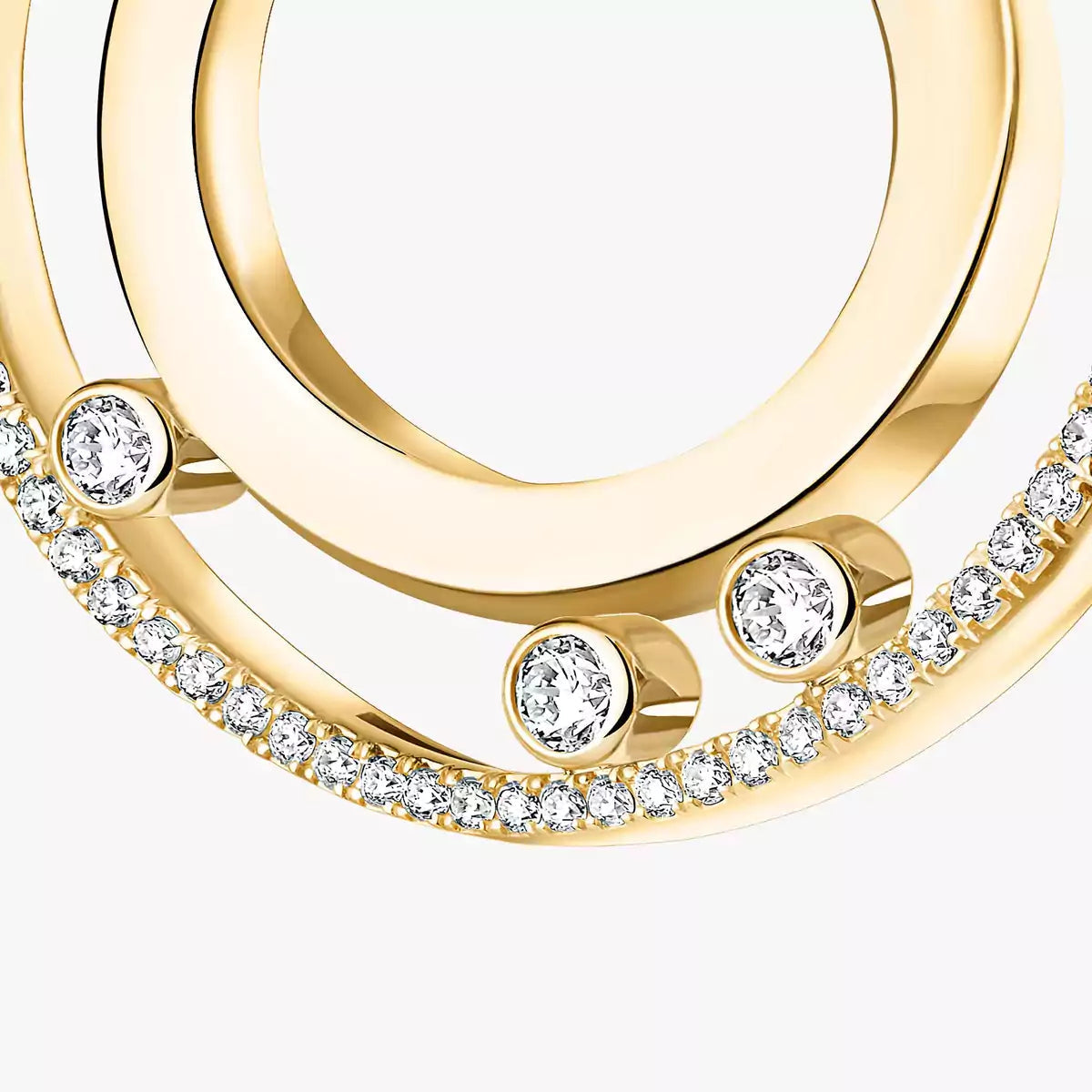 [⭐Shinejoy]Move Romane Small Diamond Hoop Earrings