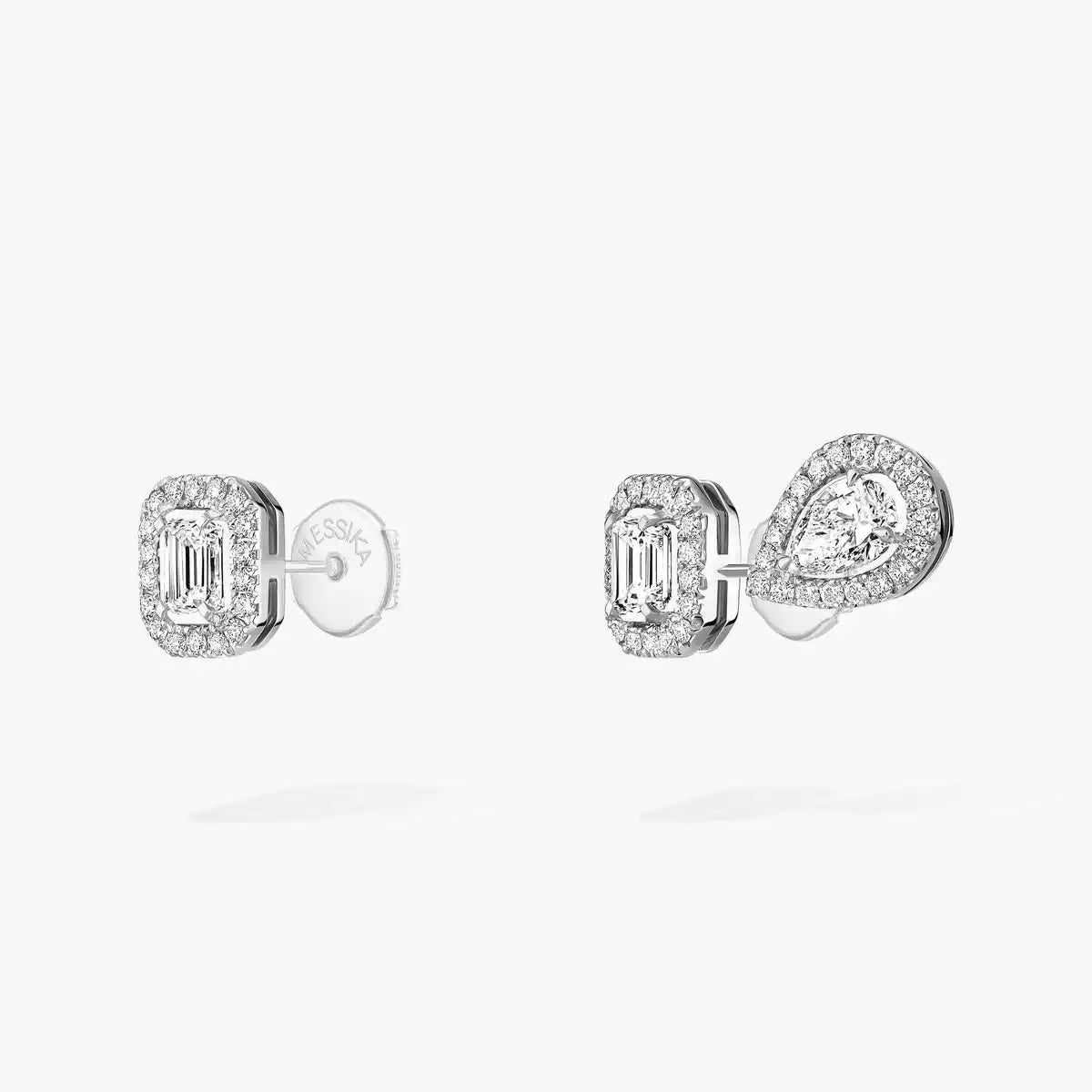 [⭐Shinejoy]Diamond Earrings 0,10ct My Twin 1+2