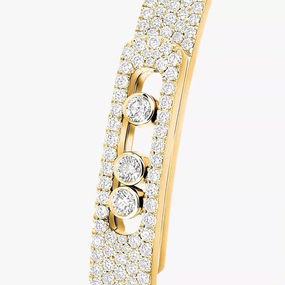 [⭐Shinejoy]Move Noa Full Pavé Diamond Bangle Bracelet