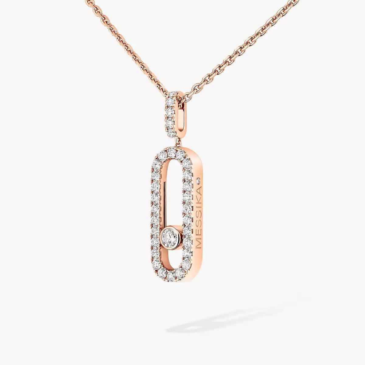 [⭐Shinejoy]Move Uno Diamond Necklace in Rose Gold