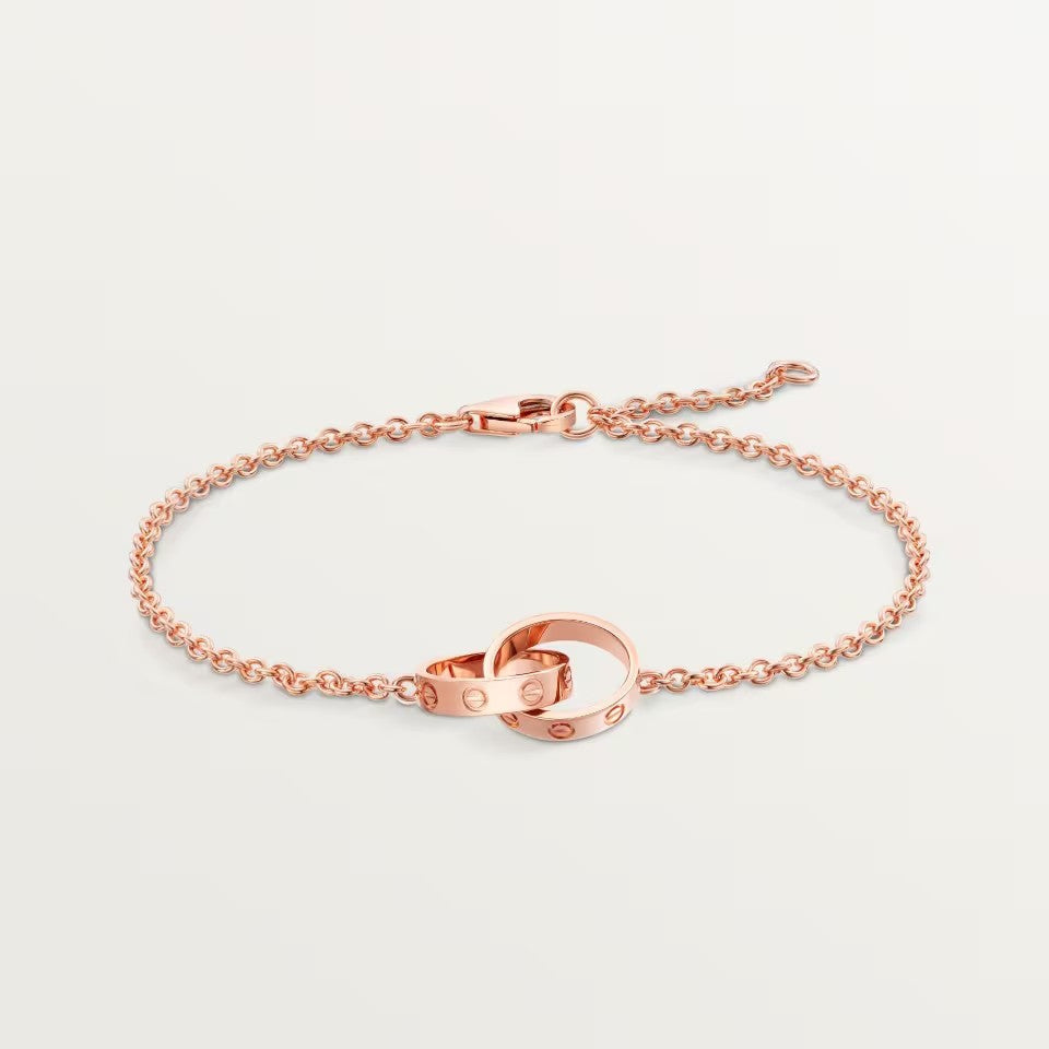 [⭐Shinejoy]LOVE BRACELET DOUBLE RING