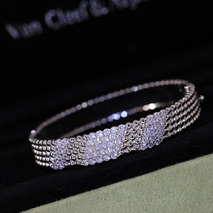 [⭐Shinejoy]  FIVE-ROW DIAMOND BRACELET