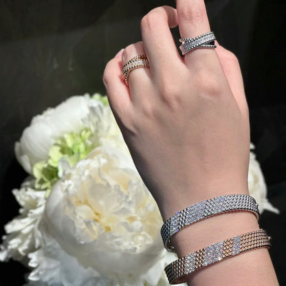 [⭐Shinejoy]  FIVE-ROW DIAMOND BRACELET