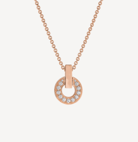 [⭐Shinejoy]GARI NECKLACE PINK GOLD DIAMOND