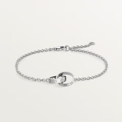 [⭐Shinejoy]LOVE BRACELET DOUBLE RING