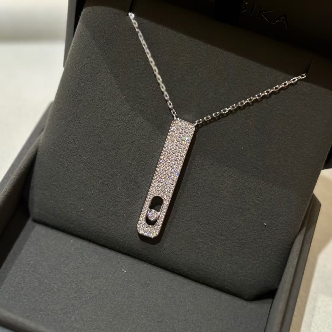 [⭐Shinejoy]MY FIRST DIAMOND PAVED NECKLACE
