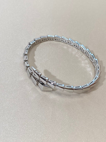 [⭐Shinejoy]SERPENTI VIPER SILVER BRACELET
